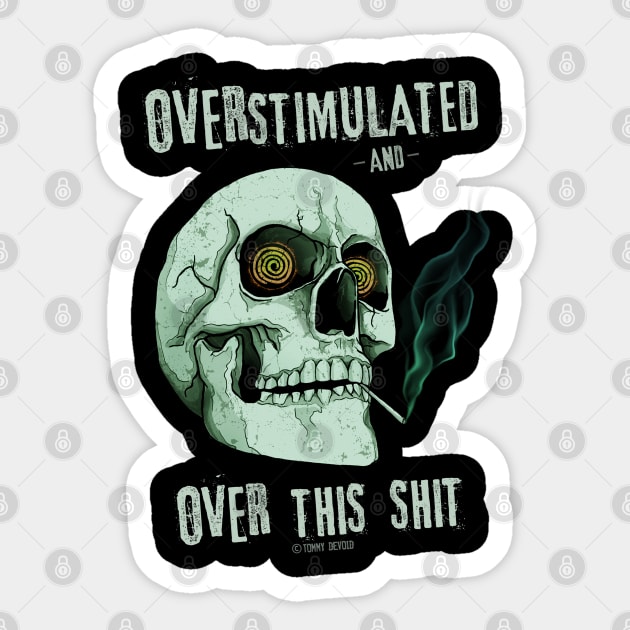 Just Can't Sticker by Tommy Devoid